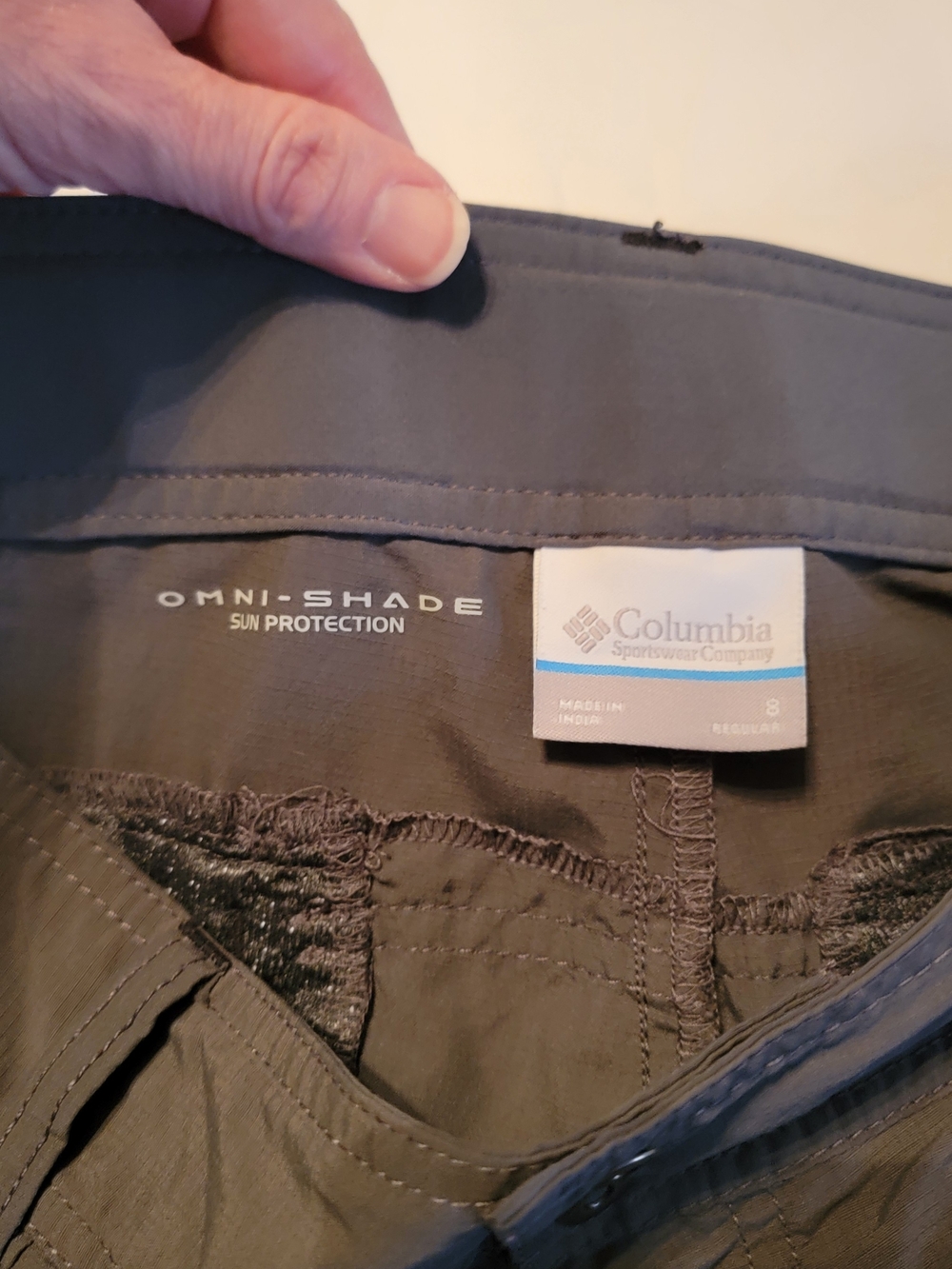 Columbia Omni-Shade Women’s Sun Protection Pants — Grey sz8